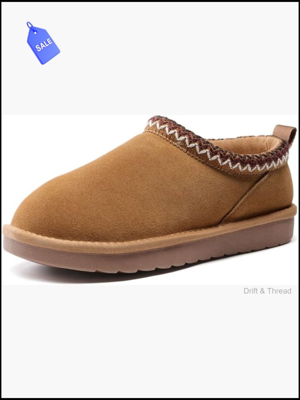 Women's Suede Furry Slippers Memory Foam Indoor Outdoor Slip On Warm Winter
